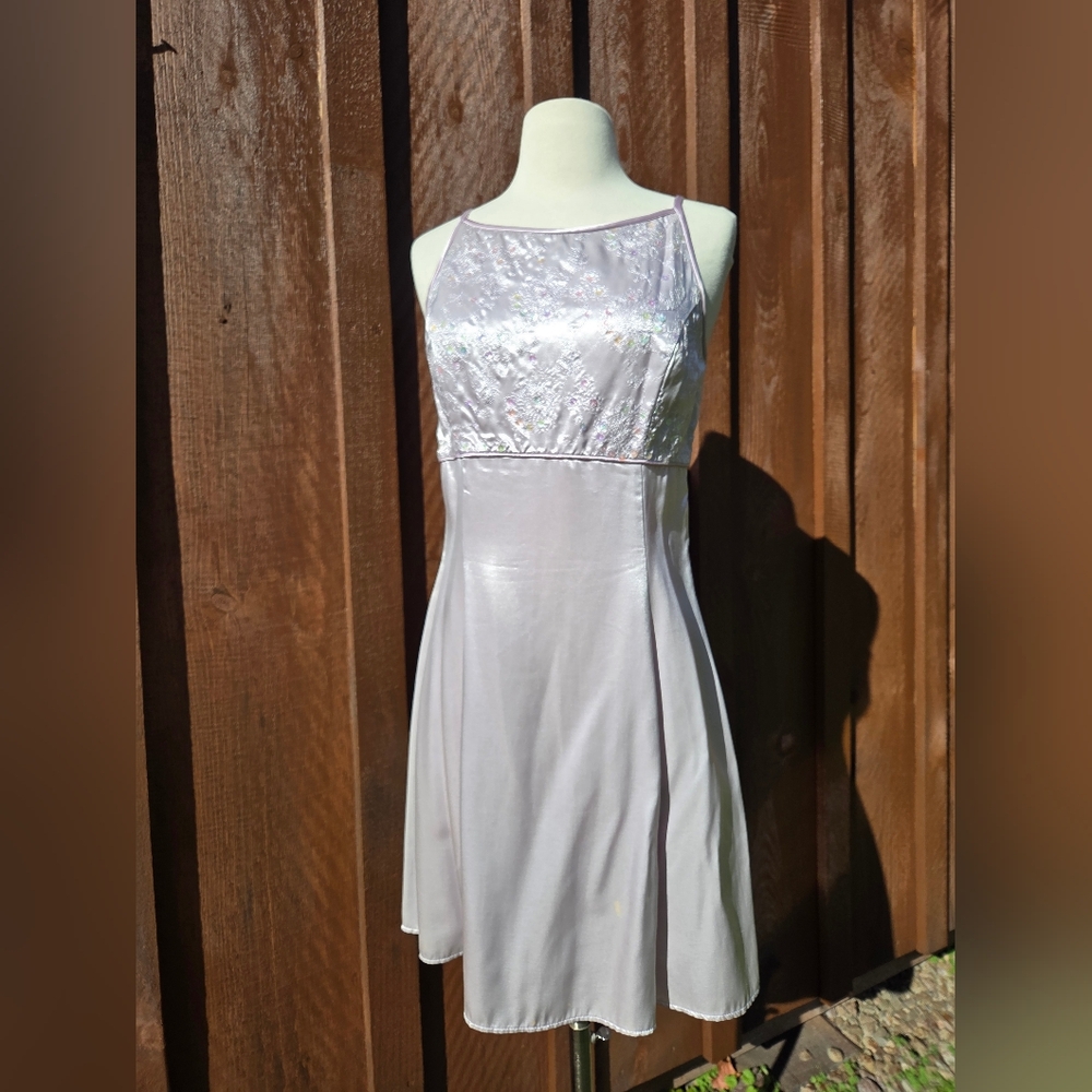 Gunne Sax Jessica McClintock Made In USA Vintage Sequin Mini Dress